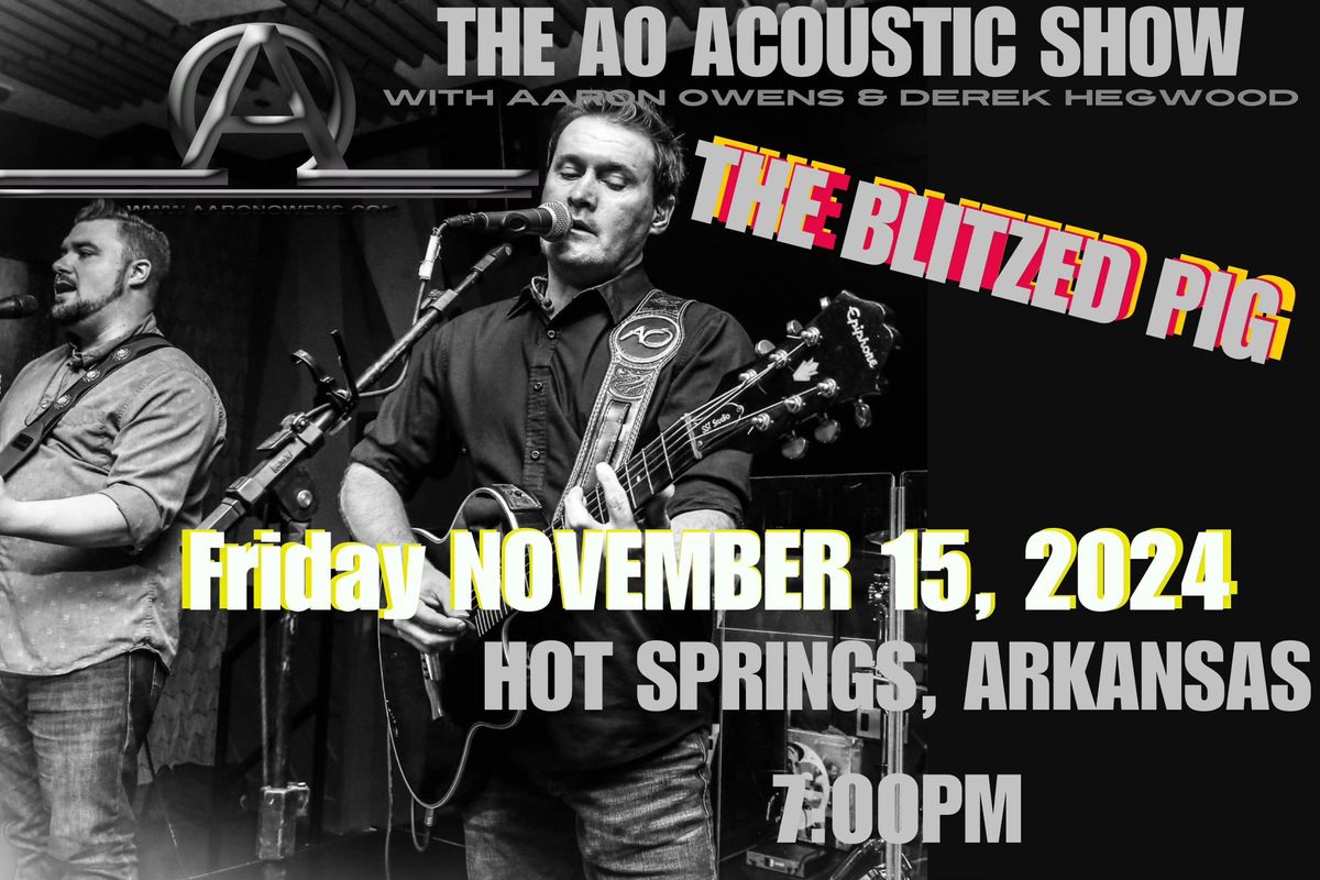 The AO Acoustic Show Live at The Blitzed Pig