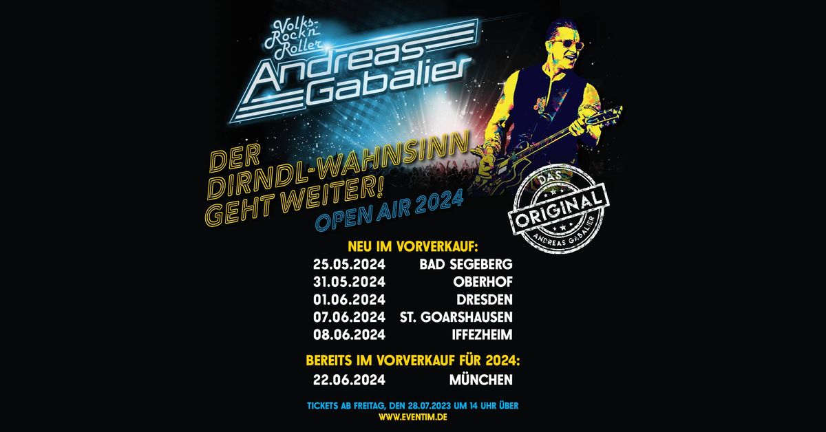 Andreas Gabalier - Der Dirndl-Wahnsinn geht weiter! - Open Air 2024 | Dresden