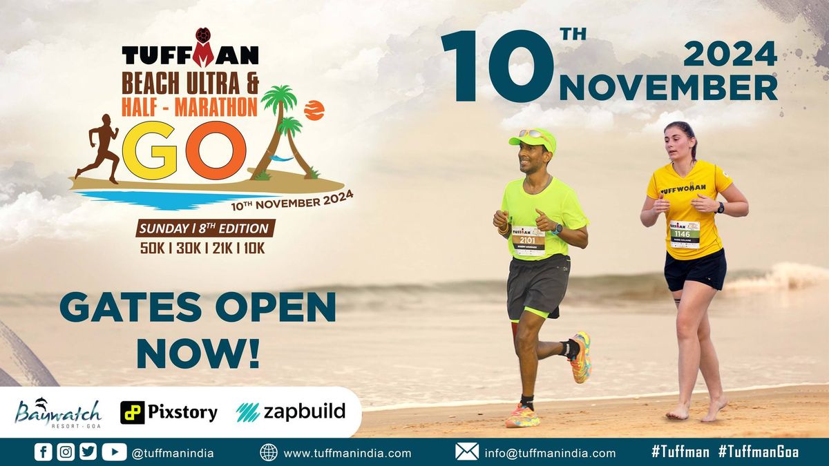 Tuffman Beach Ultra & Half Marathon Goa (8th Edition)