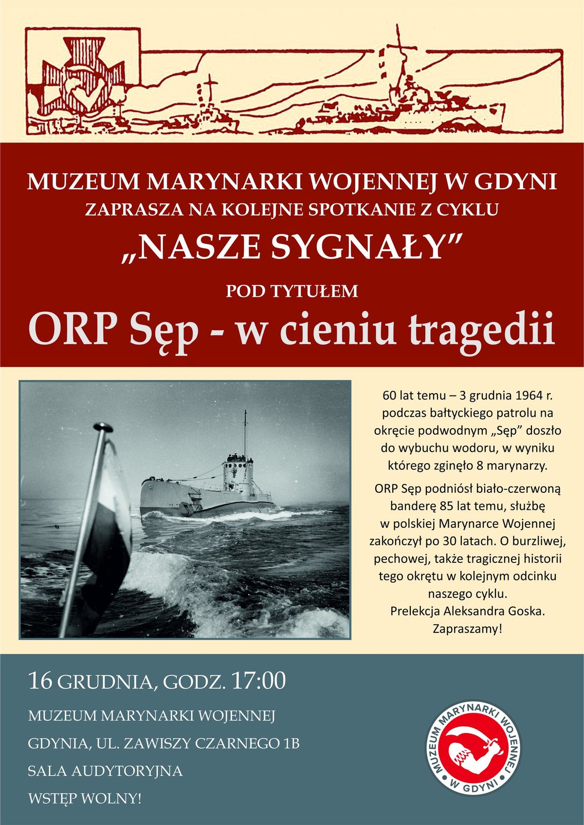 NASZE SYGNA\u0141Y \u2013 16 XII \u2013 ORP S\u0118P. W CIENIU TRAGEDII