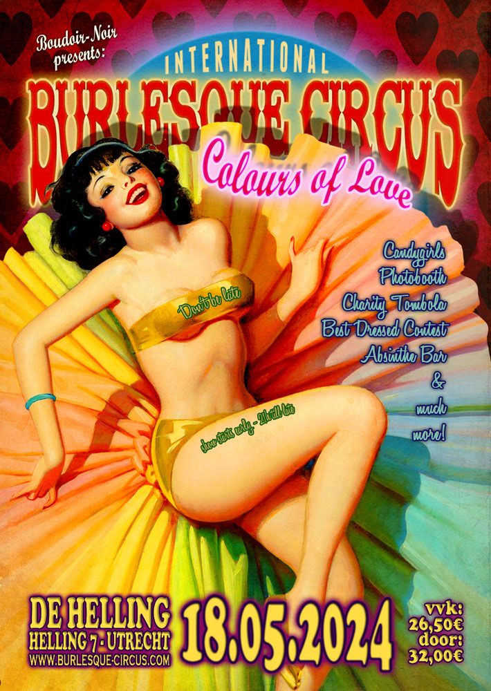 The International Burlesque Circus in De Helling - Colours Of Love edition