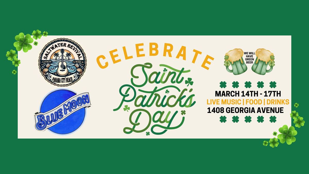 St. Patrick\u2019s Day Weekend Celebration at the Blue Moon! \ud83c\udf40\ud83c\udf7b