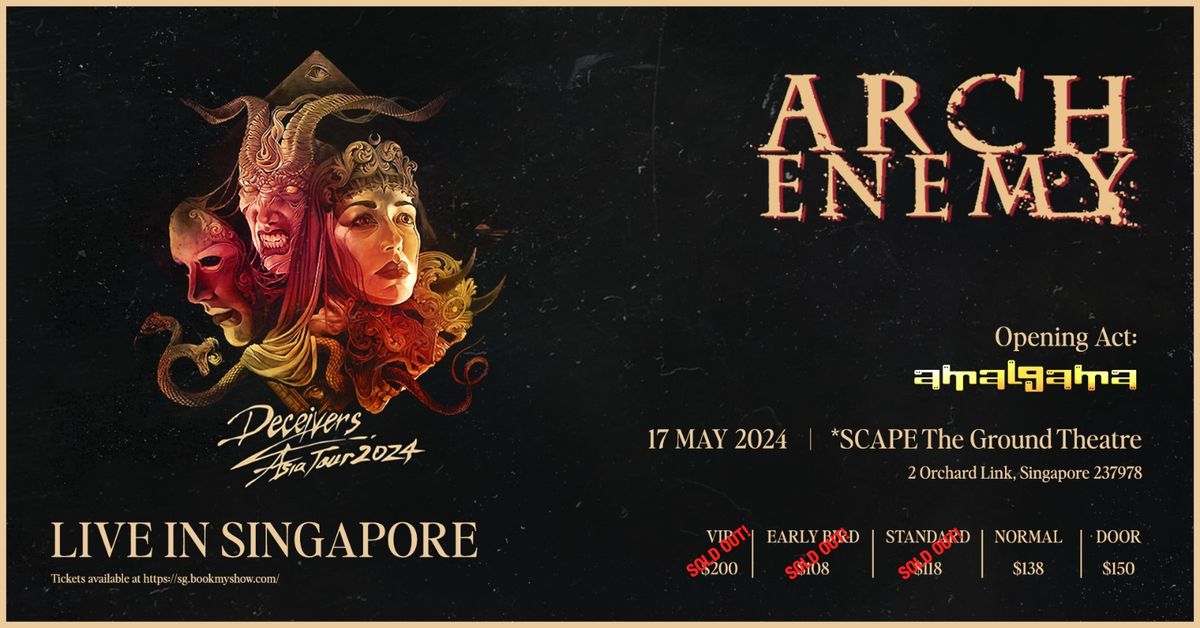 Arch Enemy - Deceivers Asia Tour 2024 (Live In Singapore SCAPE)