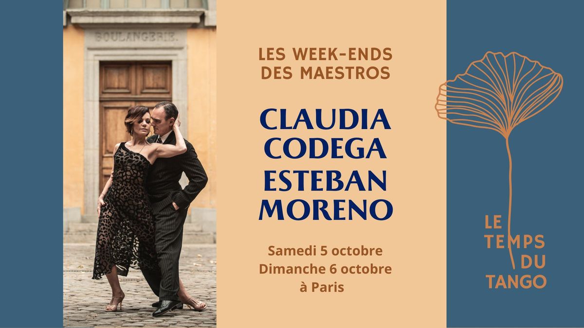 Week-end des Maestros - Claudia Codega et Esteban Moreno