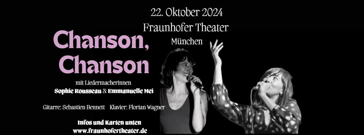 Chanson, Chanson: Liederabend mit Emmanuelle Mei & Sophie Rousseau