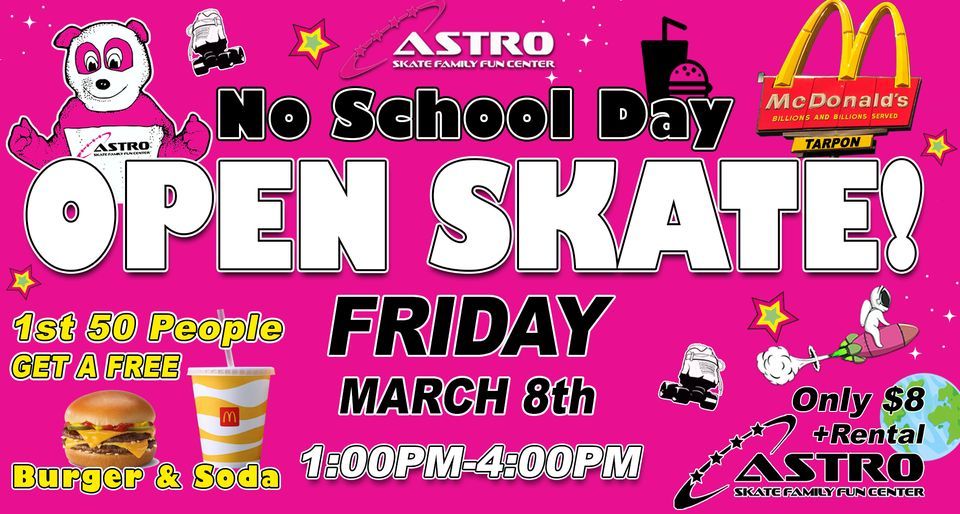 McDonalds Day No School Skate!