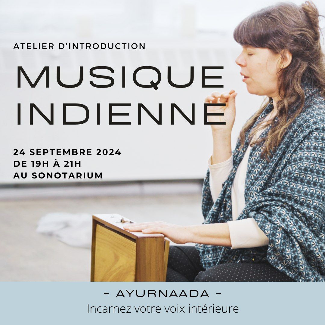 Atelier d'introduction en musique indienne