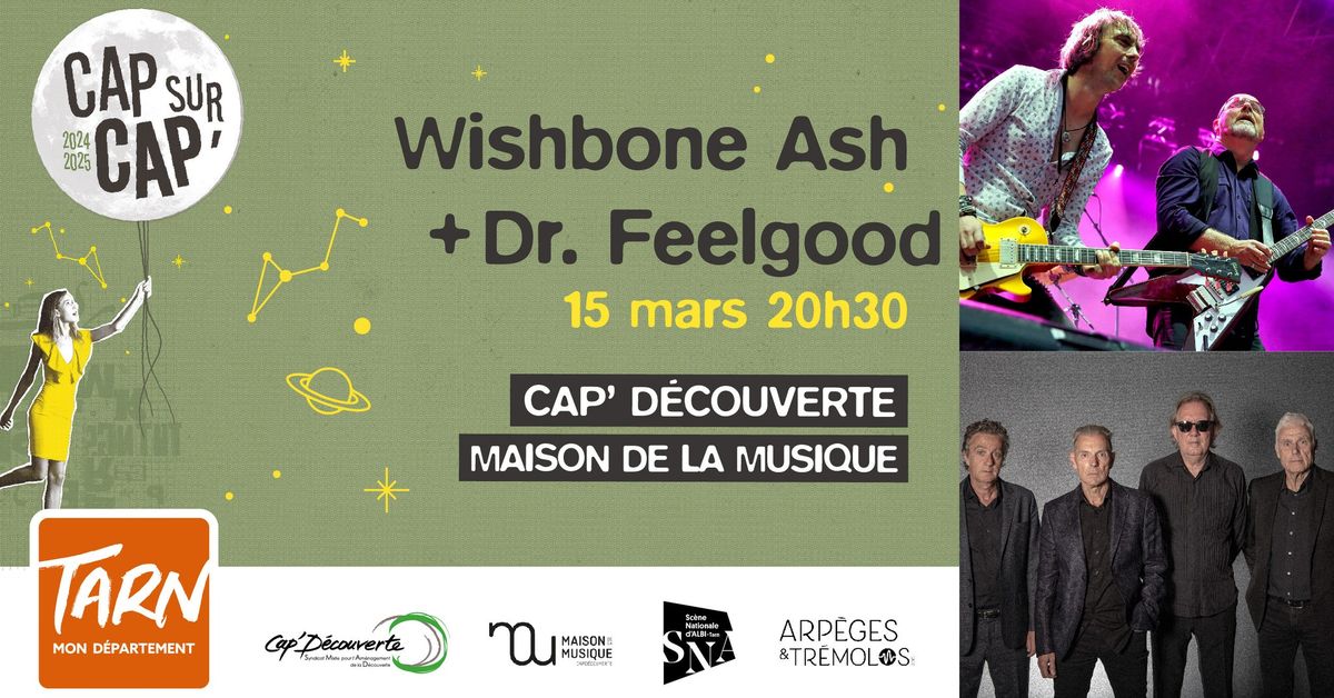 WISHBONE ASH + DR FEELGOOD