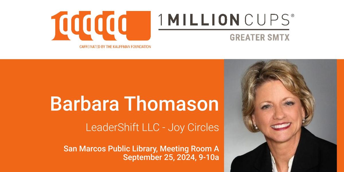 1 Million Cups - September 2024 Event