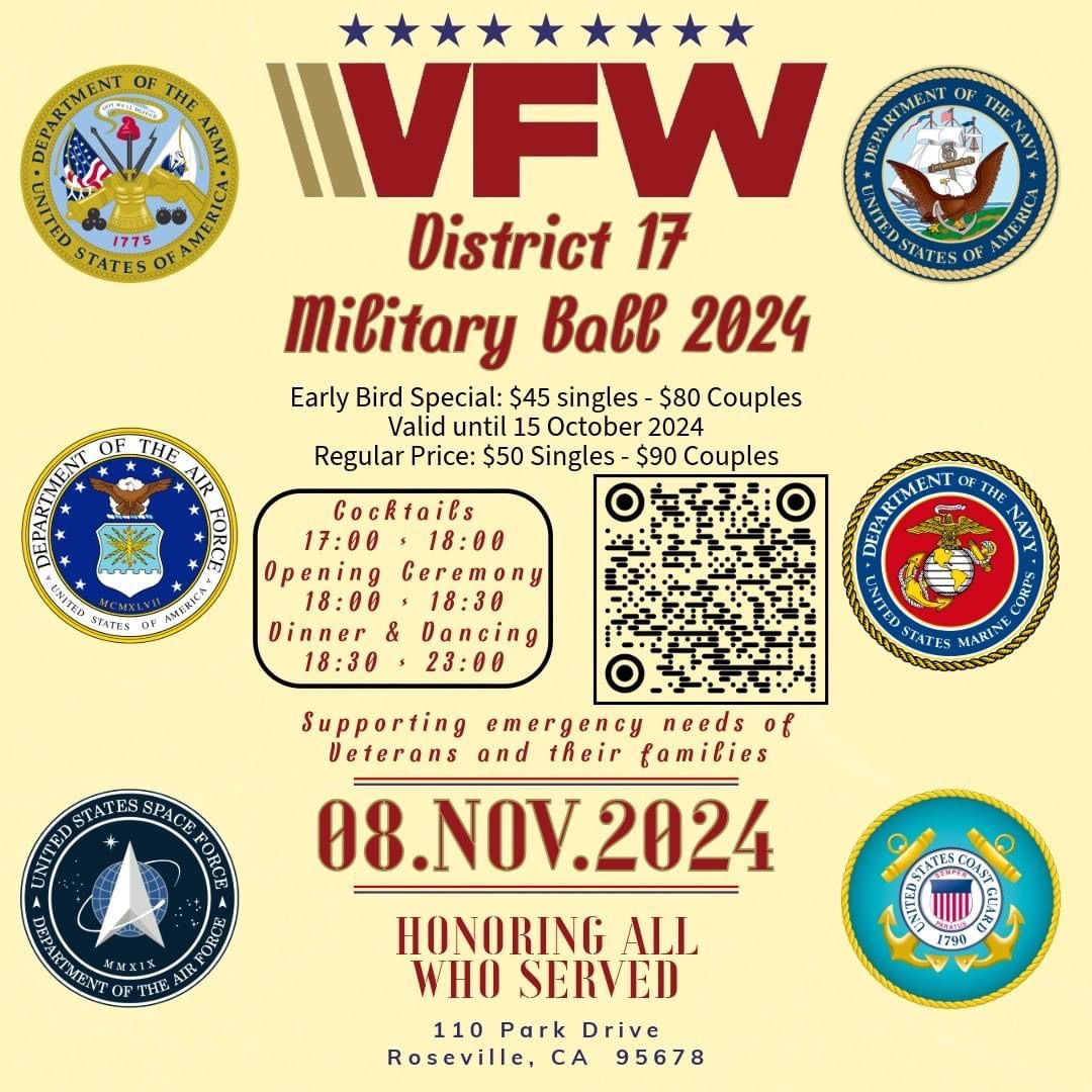 Veterans of Foreign Wars District 17 First Annual Military Ball