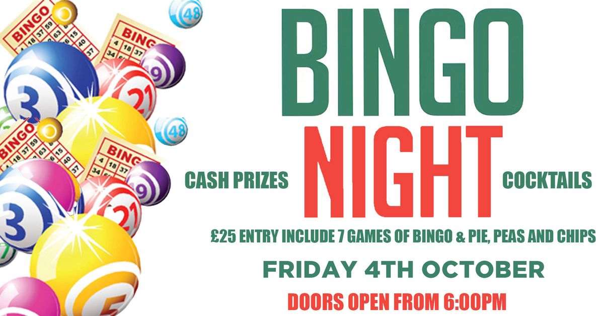 Bingo Night at High Farm Holiday Park 