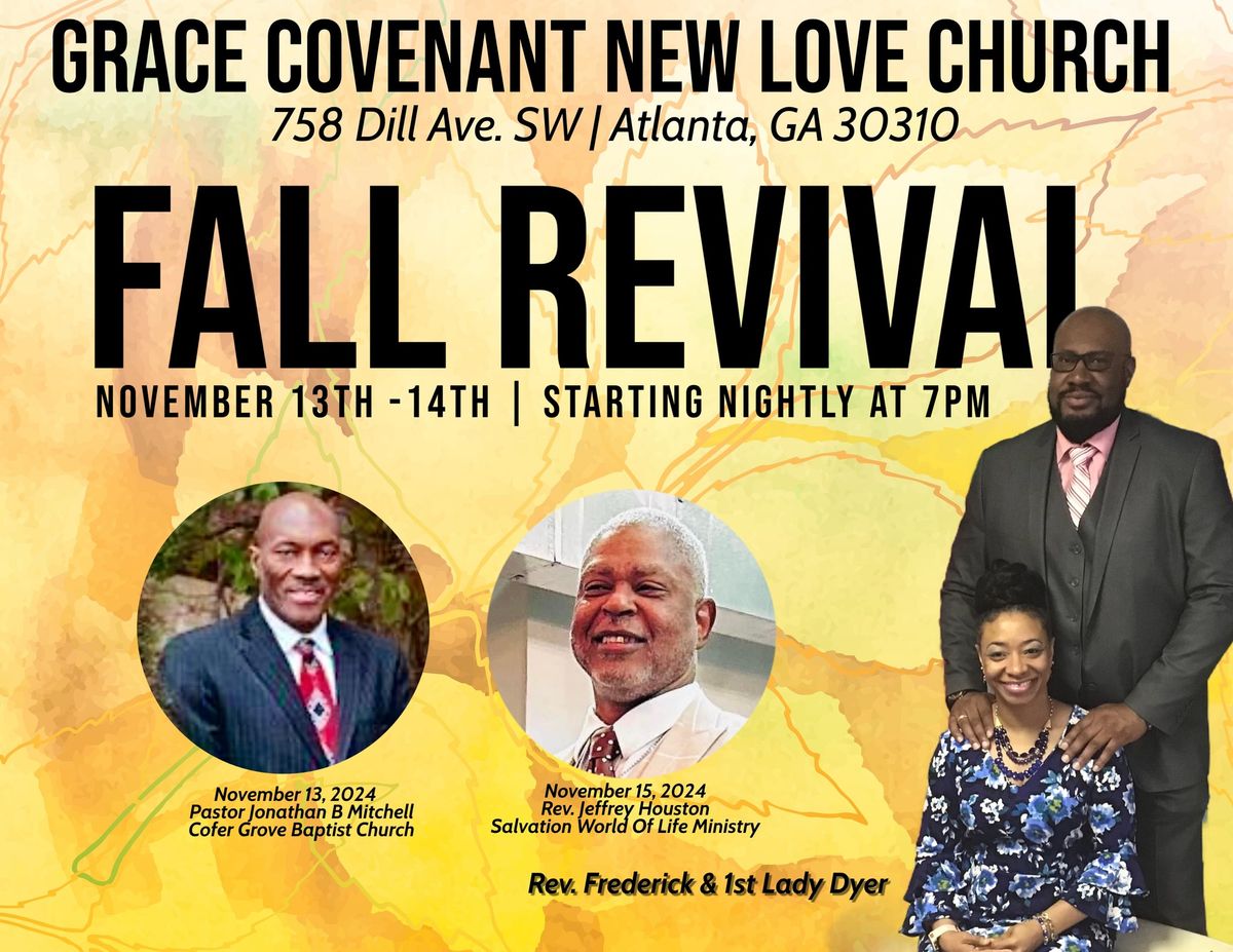 FALL REVIVAL - Pastor Jonathan Mitchel