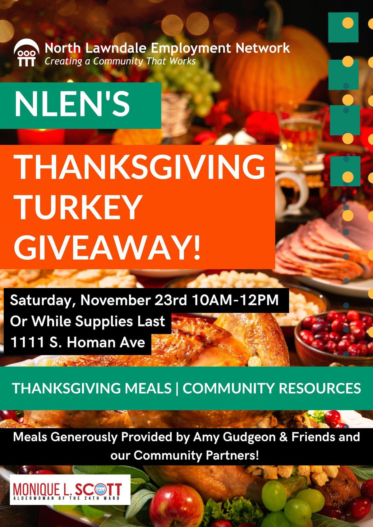 NLEN's Annual Thanksgiving Turkey Giveaway! 