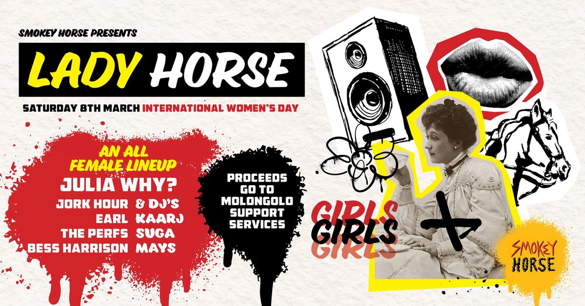 Lady Horse - all female lineup for International Women's Day fundraiser