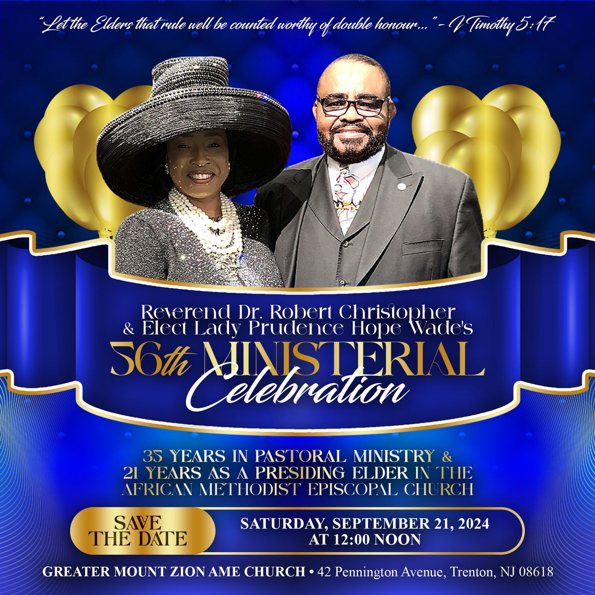 56th MINISTERIAL CELEBRATION - THE WADES