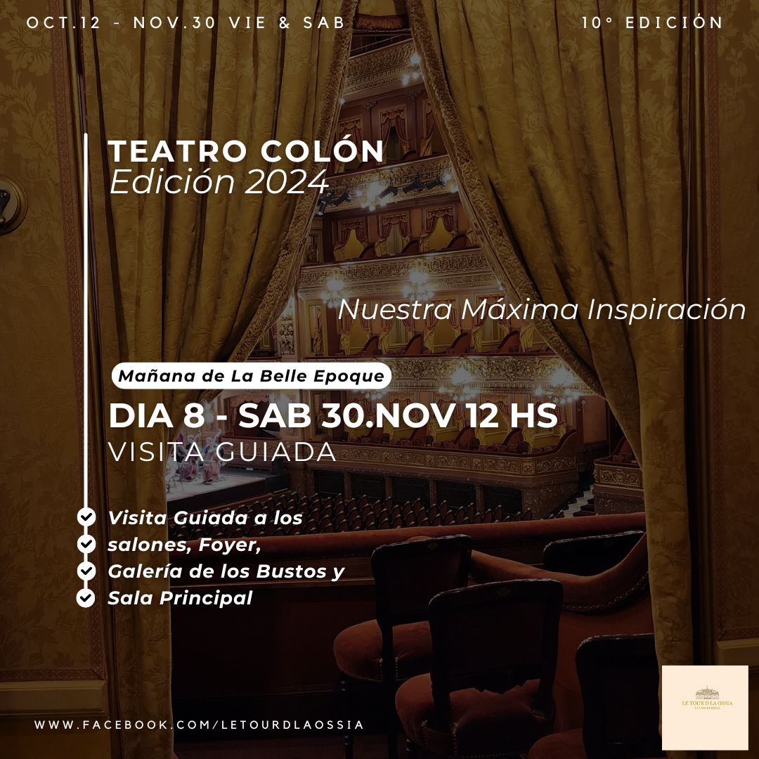 Visita al Teatro Col\u00f3n