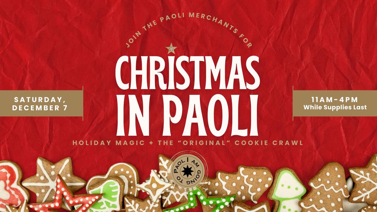 Christmas in Paoli + the "Original" Cookie Crawl