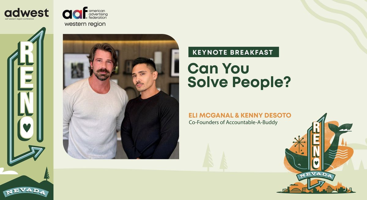 Keynote Breakfast: Can You Solve People?