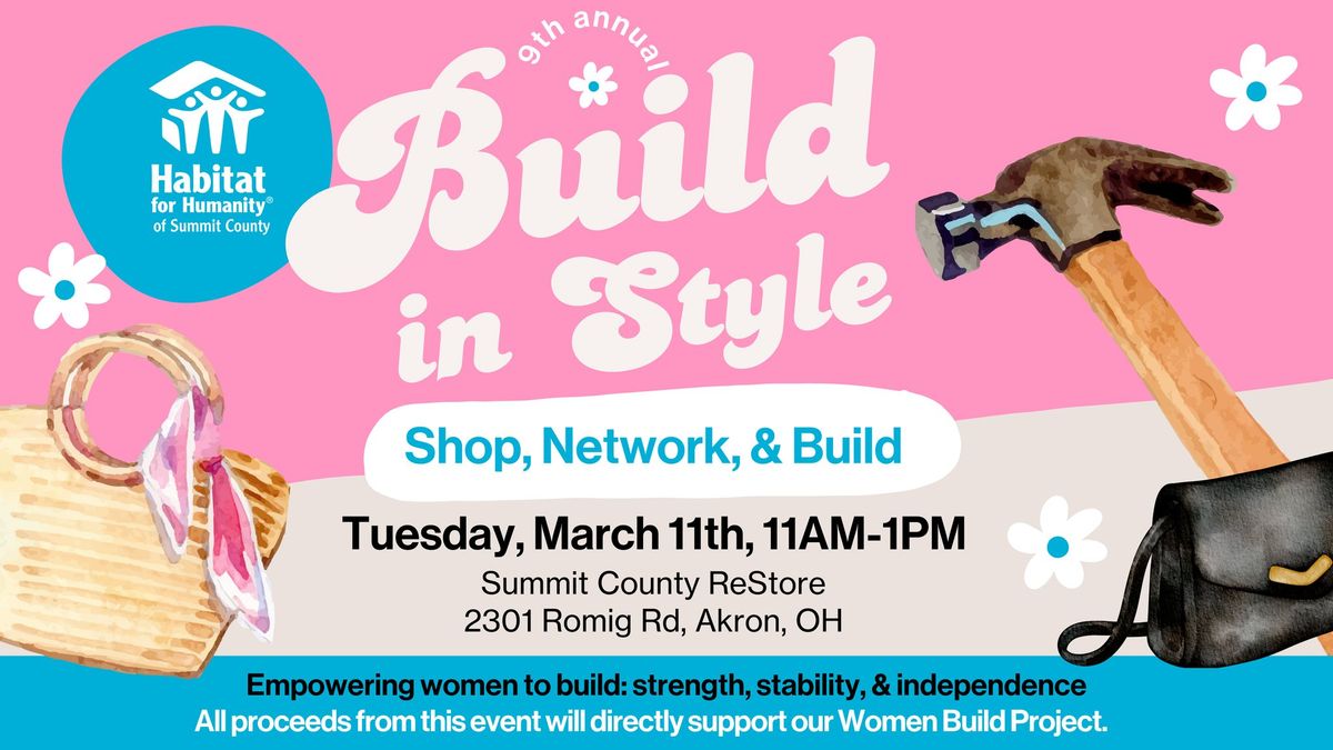 Build In Style, Women Build Fundraising Event