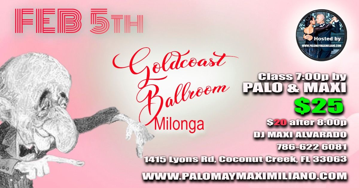 Goldcoast Ballroom Milonga by Paloma & Maximiliano