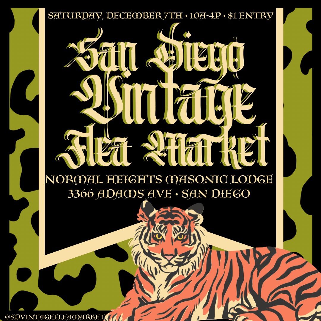 San Diego Vintage Flea Market 12\/7