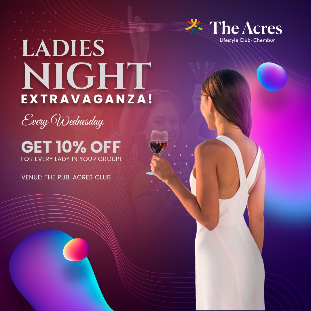 Ladies Night Extravaganza:- 10% all Wednesdays for all groups with a woman.