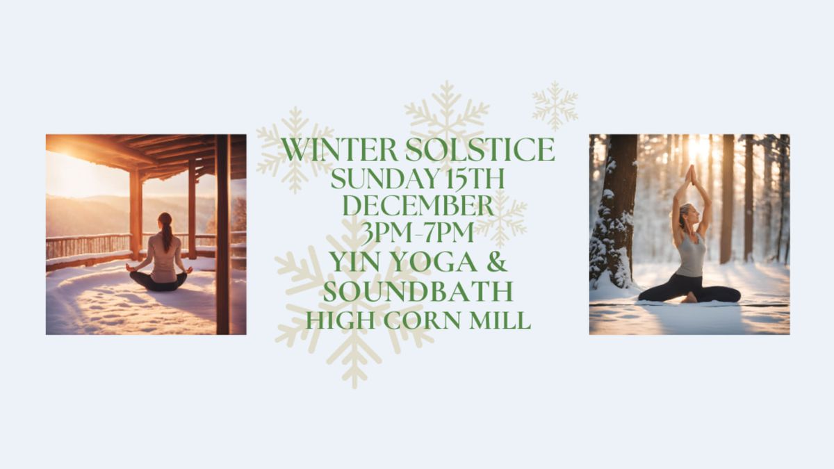 Winter Solstice Yin Yoga & Soundbath