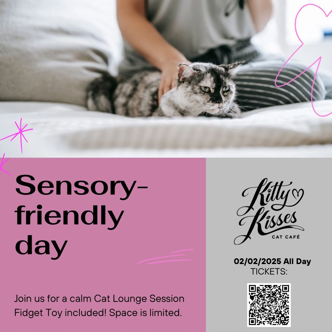 Sensory Friendly Day at Kitty Kisses Cat Caf\u00e9