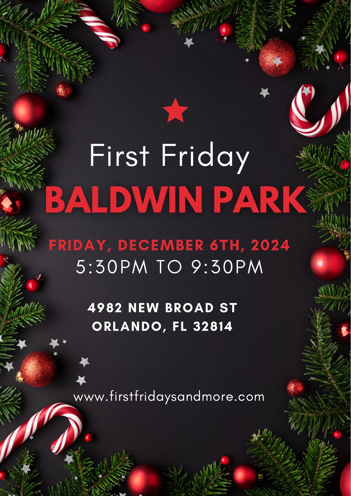 First Friday at Baldwin Park-Tis the Season