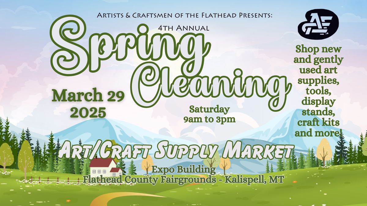 Spring Cleaning Art\/Craft Supply Market