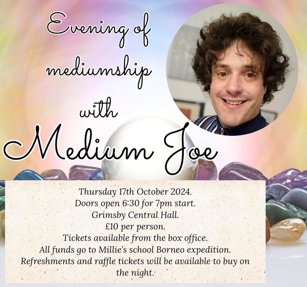 An evening with Medium Joe- fundraiser