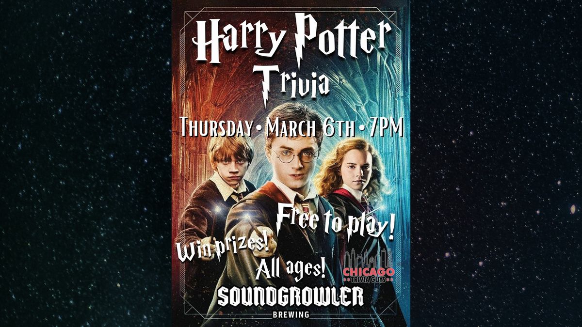 Harry Potter trivia at Soundgrowler Brewing