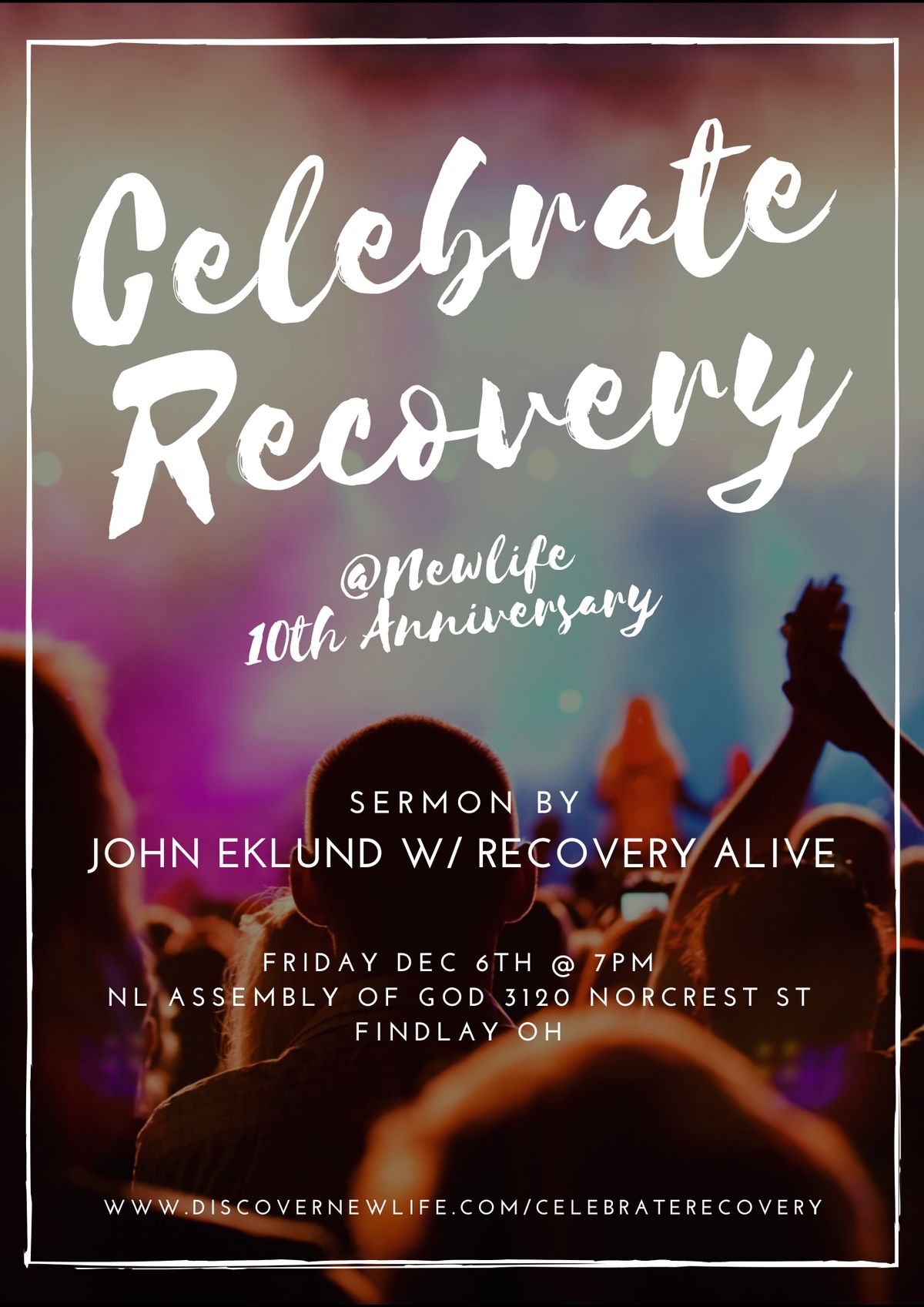 Celebrate Recovery 10 Year Anniversary 