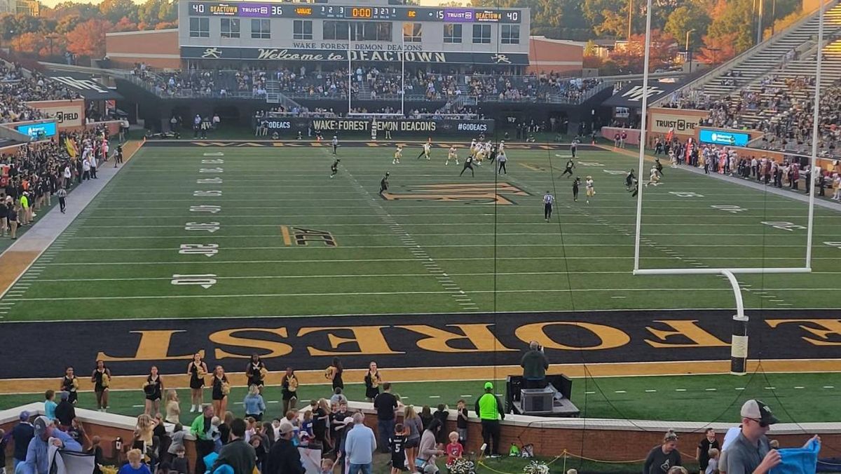PARKING: Wake Forest Demon Deacons vs. Georgia Tech Yellow Jackets