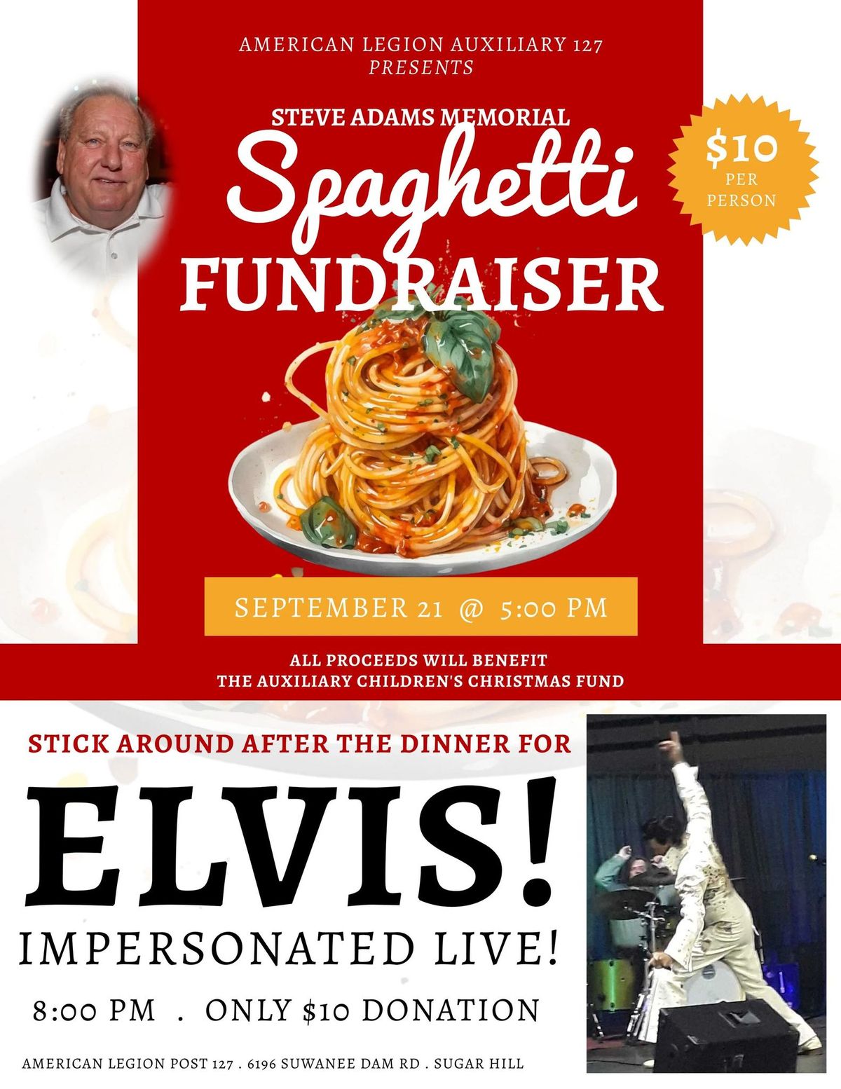 Elvis Tribute - FUNDRAISER