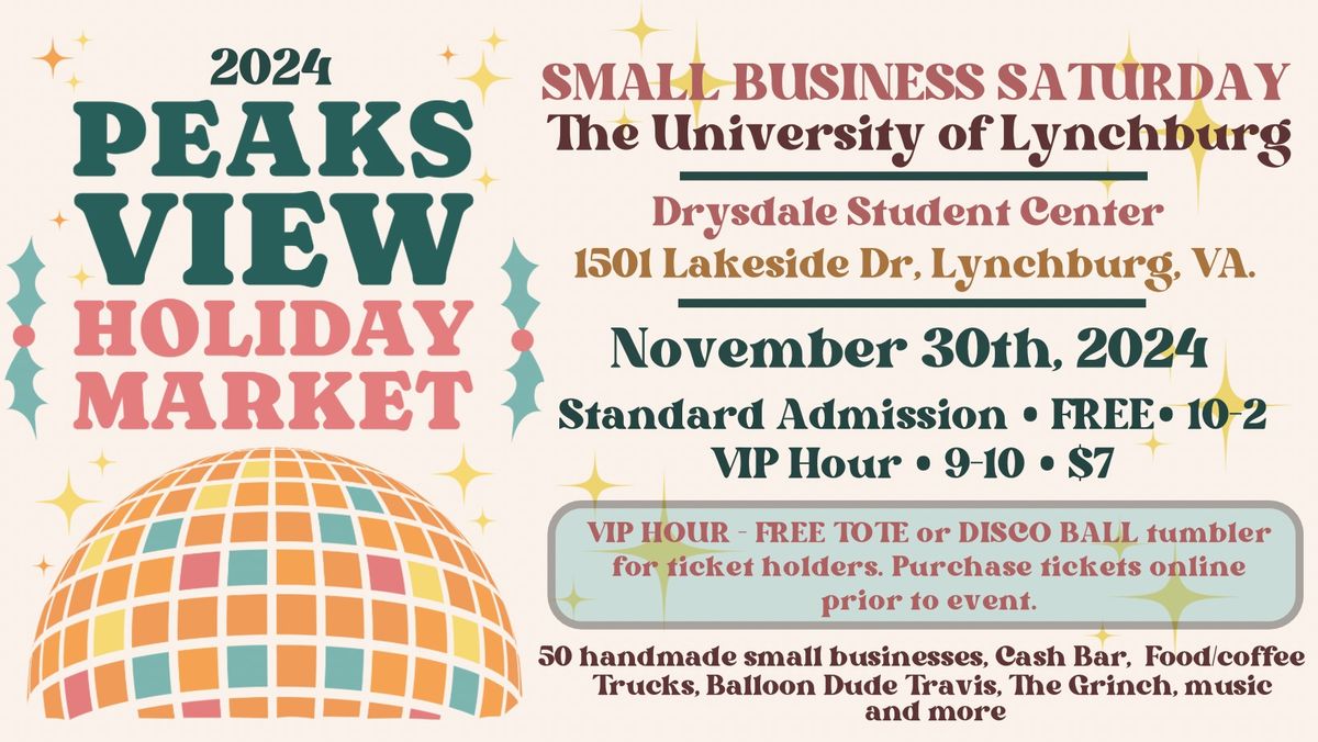 Peaksview Holiday Market 2024