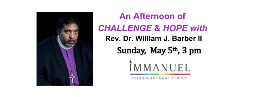 An Afternoon of Challenge & Hope with Bishop William Barber II