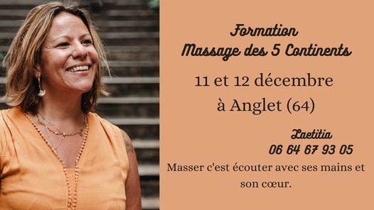 Formation Massage Des 5 Continents Anglet Ocean Bayonne 11 December