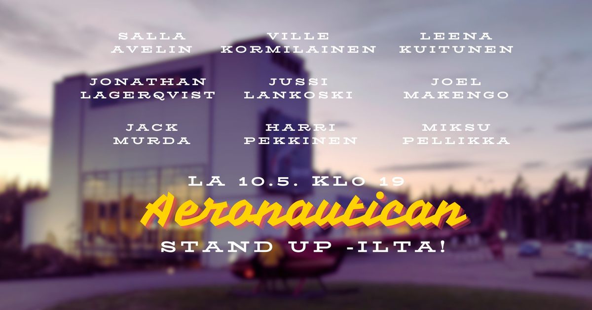 Aeronautican stand up -ilta! 