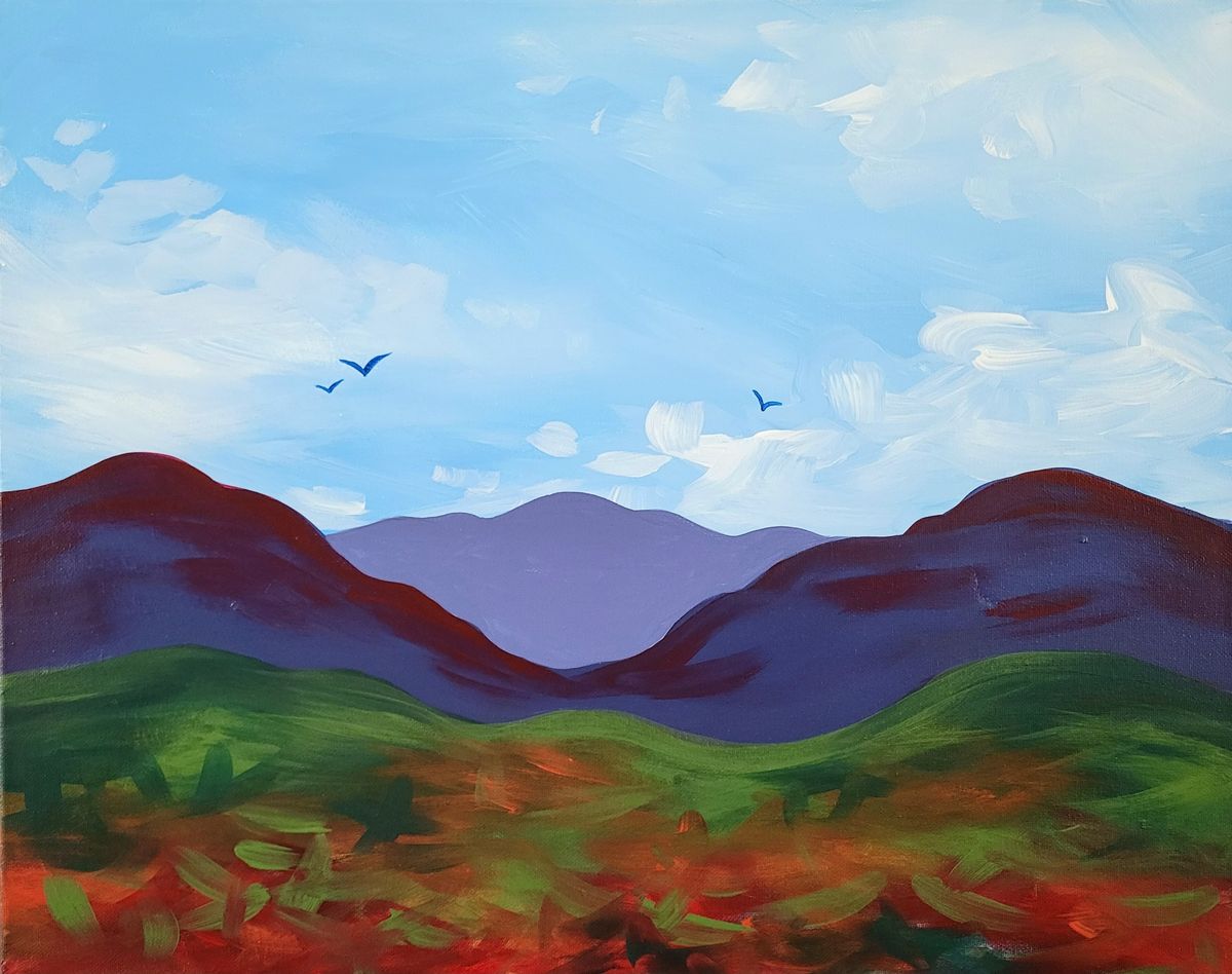 Paint + Sip: "Blue Ridge Autumn" at Stable Craft Brewing