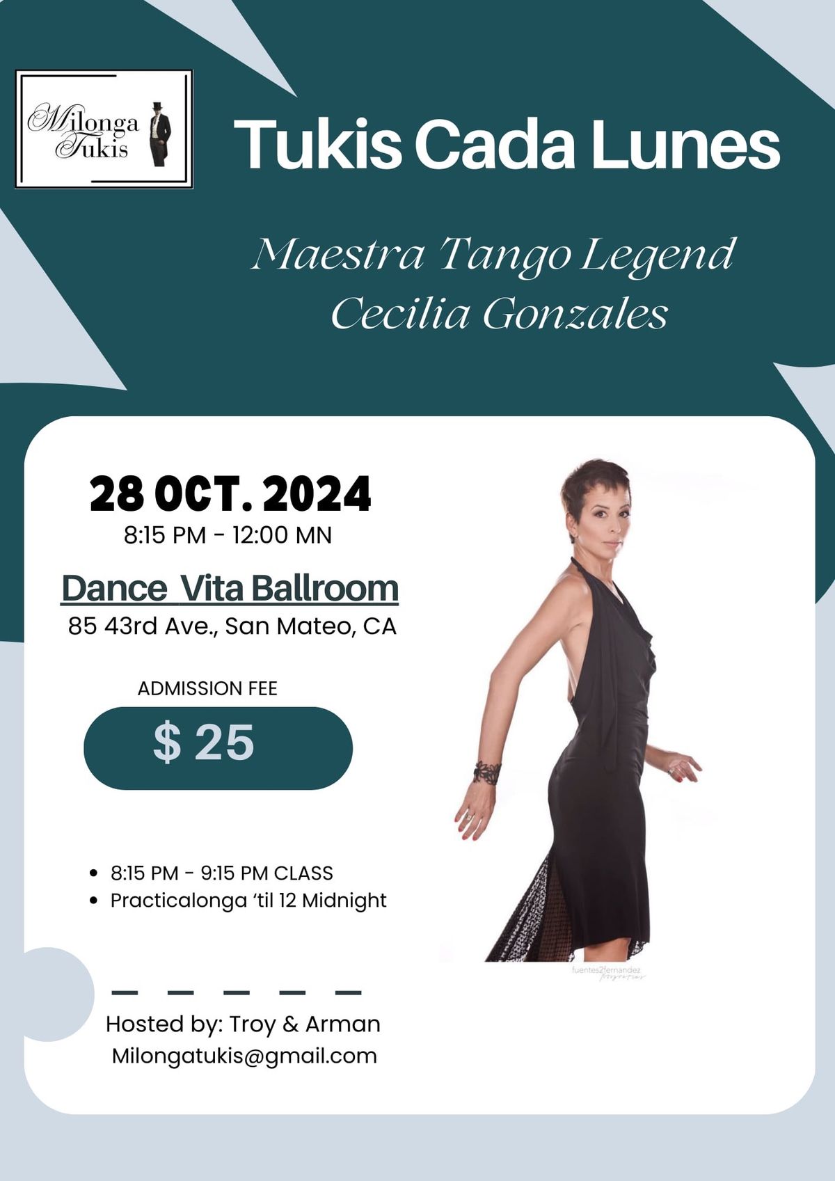 Tukis Cada Lunes \u201cThe Legend Maestra Cecilia Gonzales 