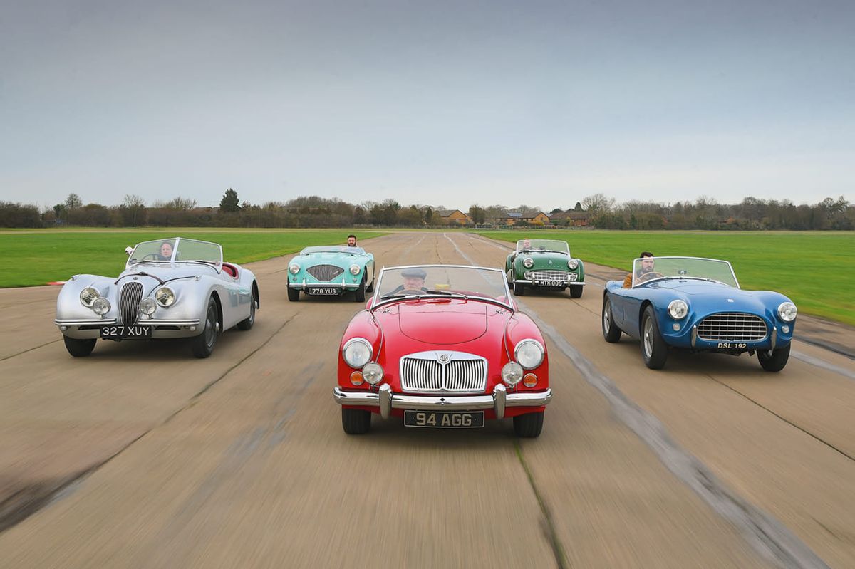 British Sports Cars Display