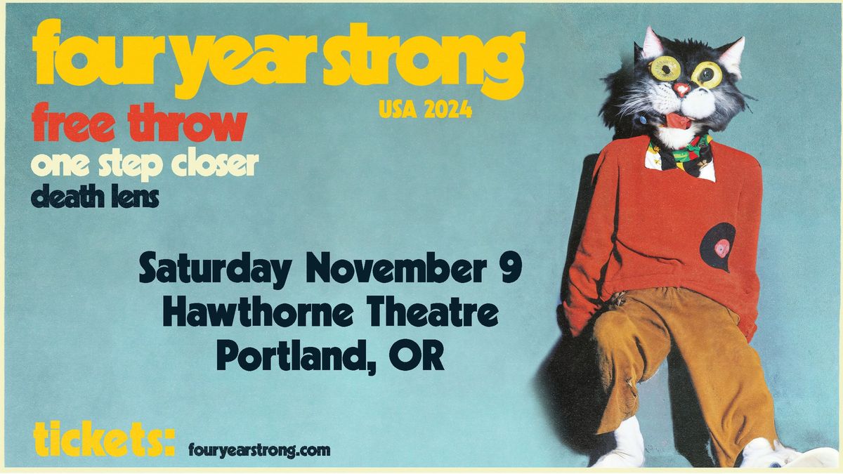 Four Year Strong - Hawthorne Theatre - Portland, OR