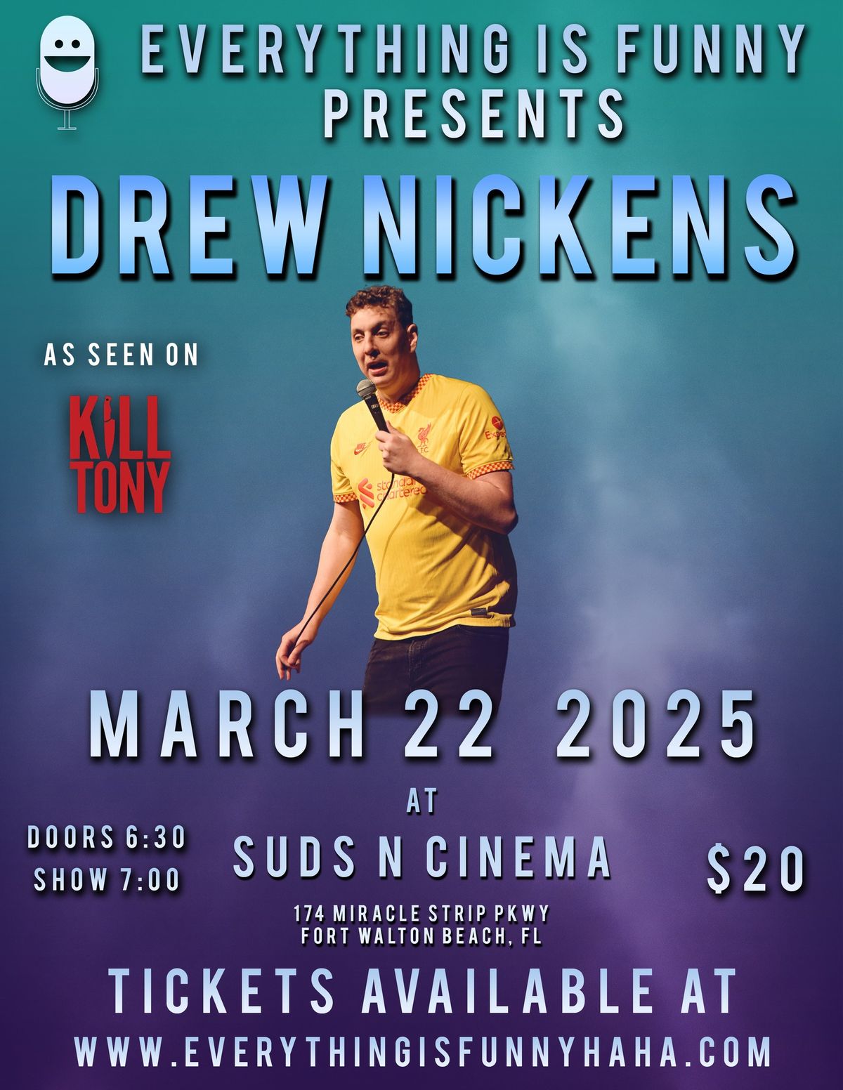 Drew Nickens at Suds N Cinema