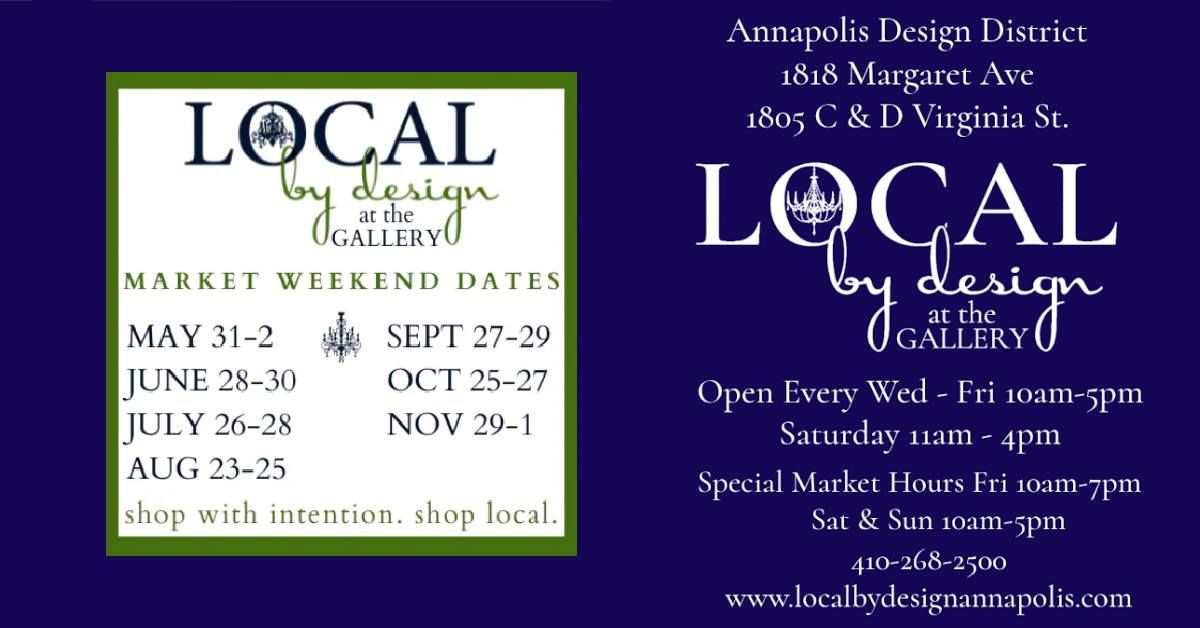August Market at Local by Design at the Gallery August 23-25