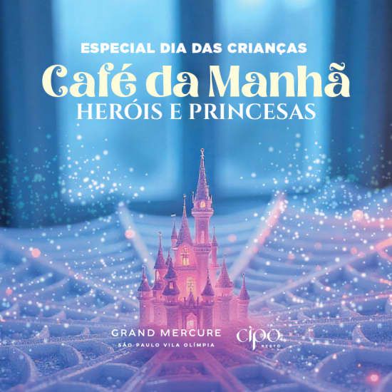 Especial Dia das Crian\u00e7as: Caf\u00e9 da Manh\u00e3 Her\u00f3is e Princesas