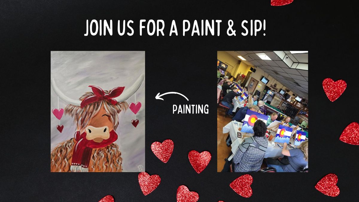 Paint & Sip at Hero's Pizzeria!