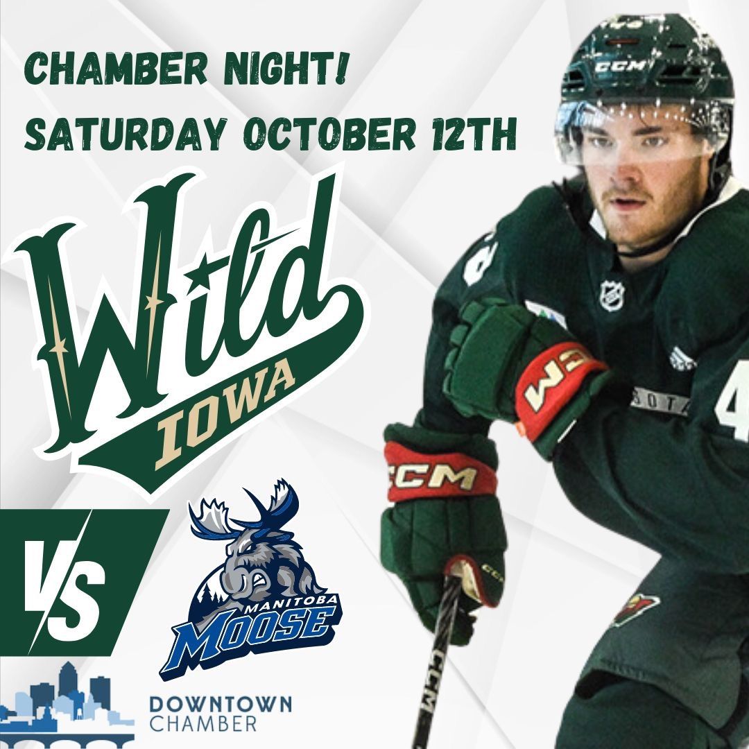 Downtown Chamber Night with the Iowa Wild presented by Media USA Skywalk Advertising 