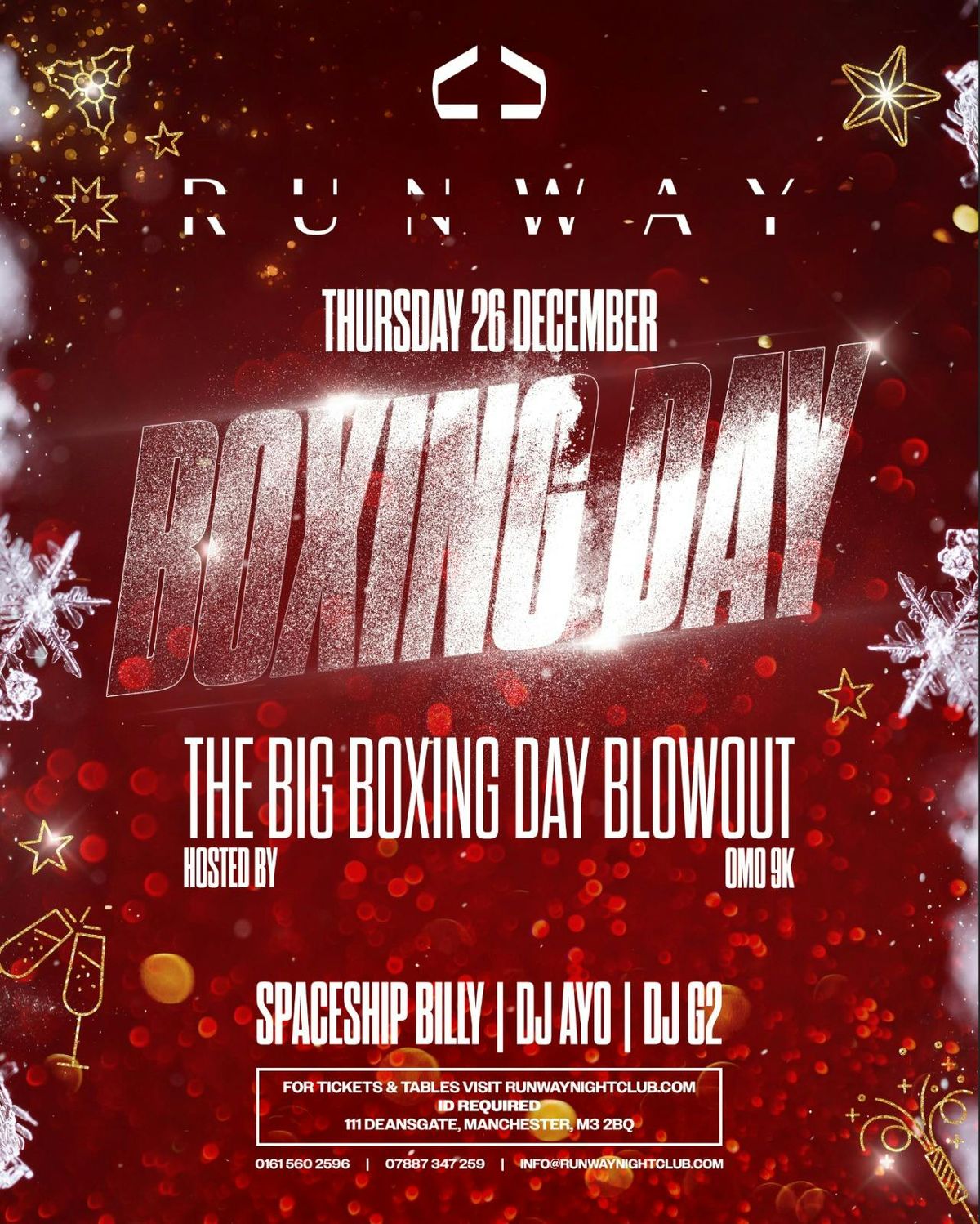 Boxing Day Blowout at Runway Manchester