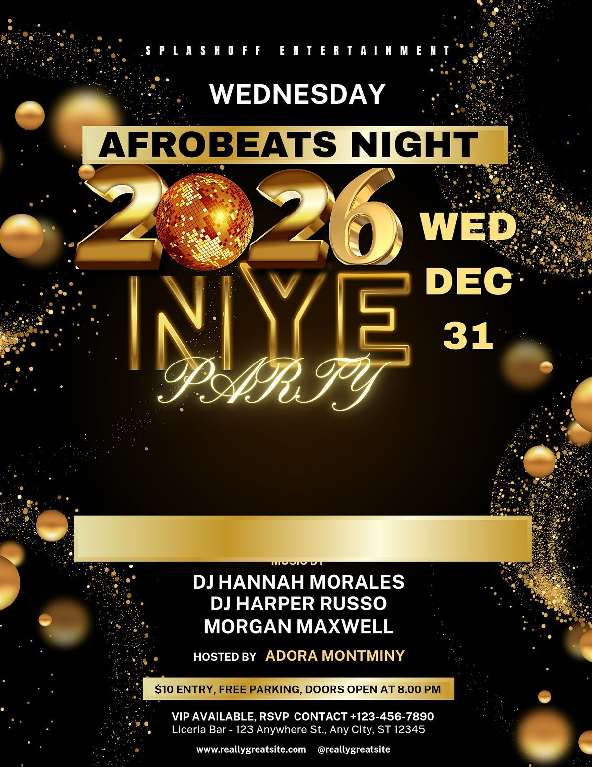 2026 NYE Celebration Afrobeats Vibez